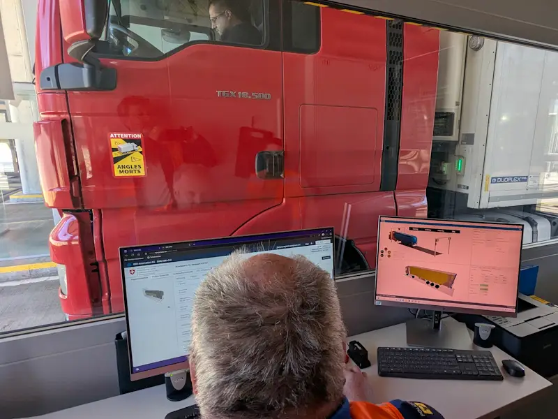 Contrôle des poids-lourds en Suisse