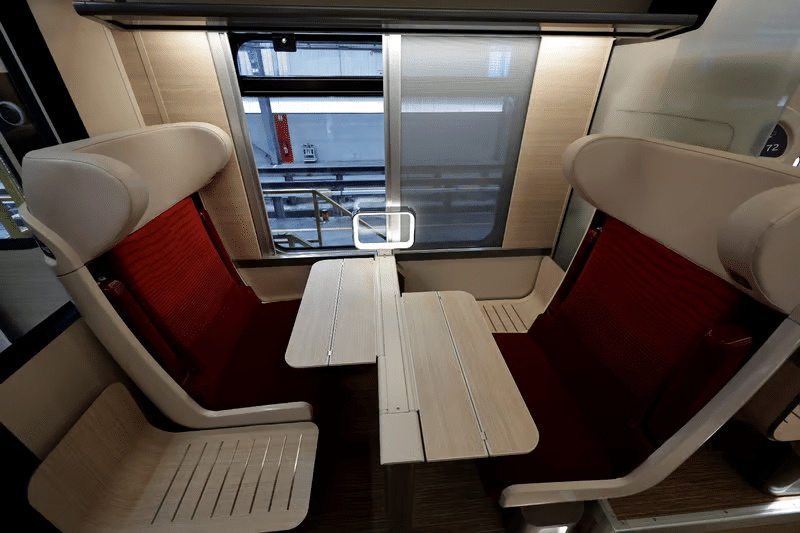 Intérieur Rames Oxygène 1° Classe