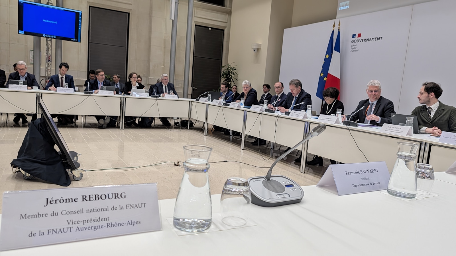 Premi&egrave;re r&eacute;union groupe de travail &eacute;lectrification transport minist&egrave;re