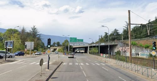 Entr&eacute;e nord de Chamb&eacute;ry