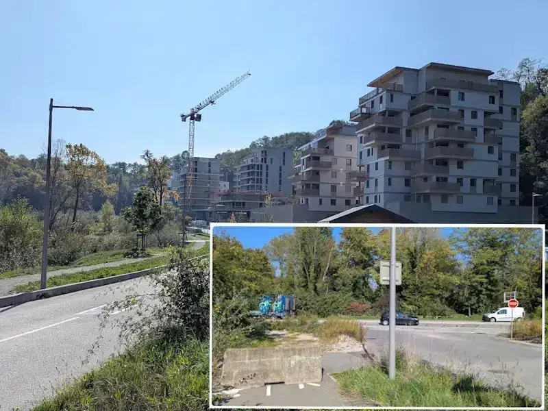 les 500 logements en construction dans le hameau des Granges